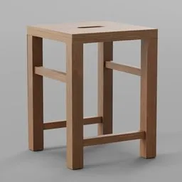 wooden stool