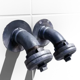 Double Metal Wall Fire Hydrant