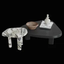 L Series Marble Coffee Table