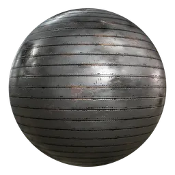 Realistic Procedural Metal Plates texture for PBR shading in 3D applications, crafted in Blender.