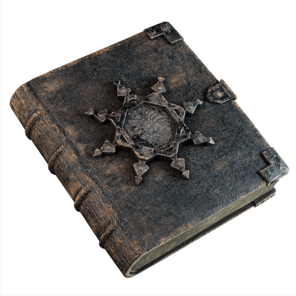 Old medieval book | Books models | BlenderKit