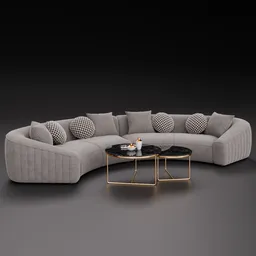 Sofa Coastline Curved