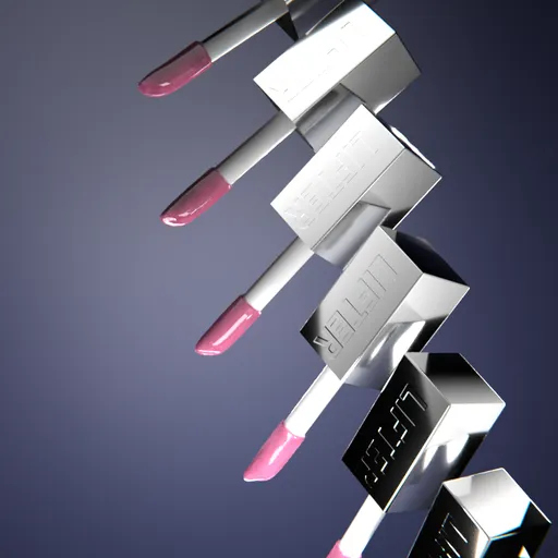 Lip oil brush with oil animation