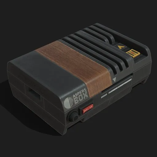 Retro Console Kitbash Prop