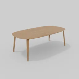 Gubi elliptical table