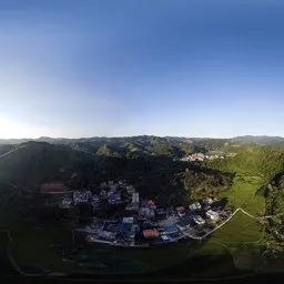 Sunset on Green Hills /18k