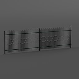 Iron fence