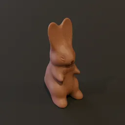 Easter Chocolate Bunny Standing