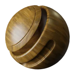 Polished Walnut Parquet