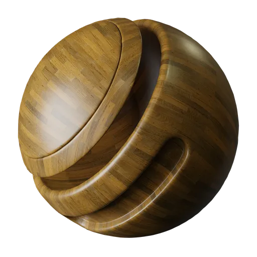 Polished Walnut Parquet