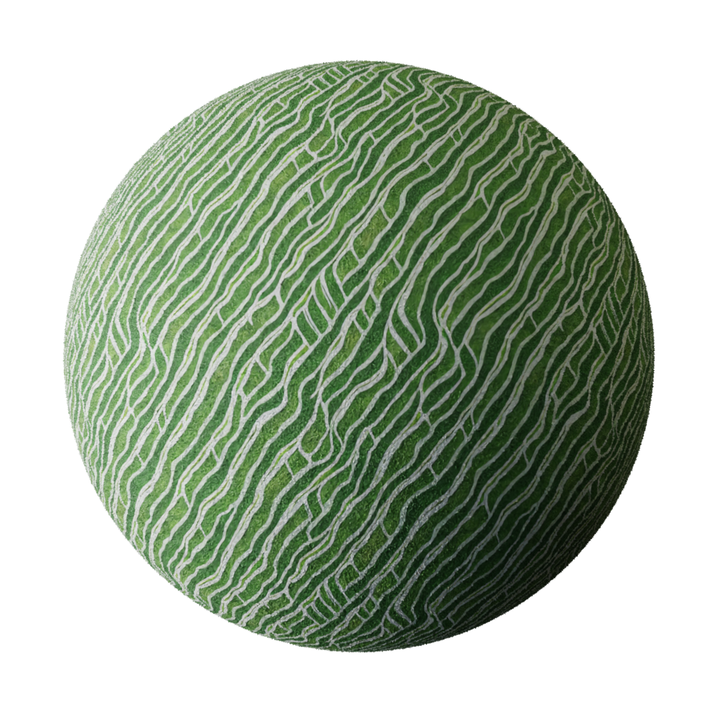 blenderkit-download-the-free-green-patterned-fabric-material