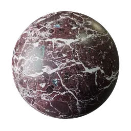 Dark red Marble Levanto