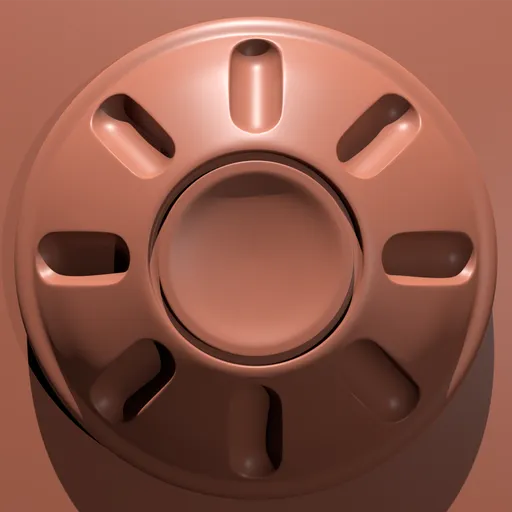 3D Blender sculpting tool for creating cylindrical indentations on hard surface models.