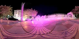 Neon Tunnel Night street Hdri