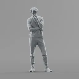 Lowpoly Male Standing