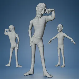 Stylized Male Lifeguard