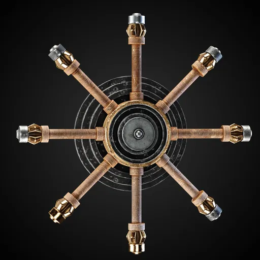 Mechanical Lever Game-Ready + 4K Textures | BlenderKit Series