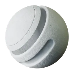White Rough Plaster