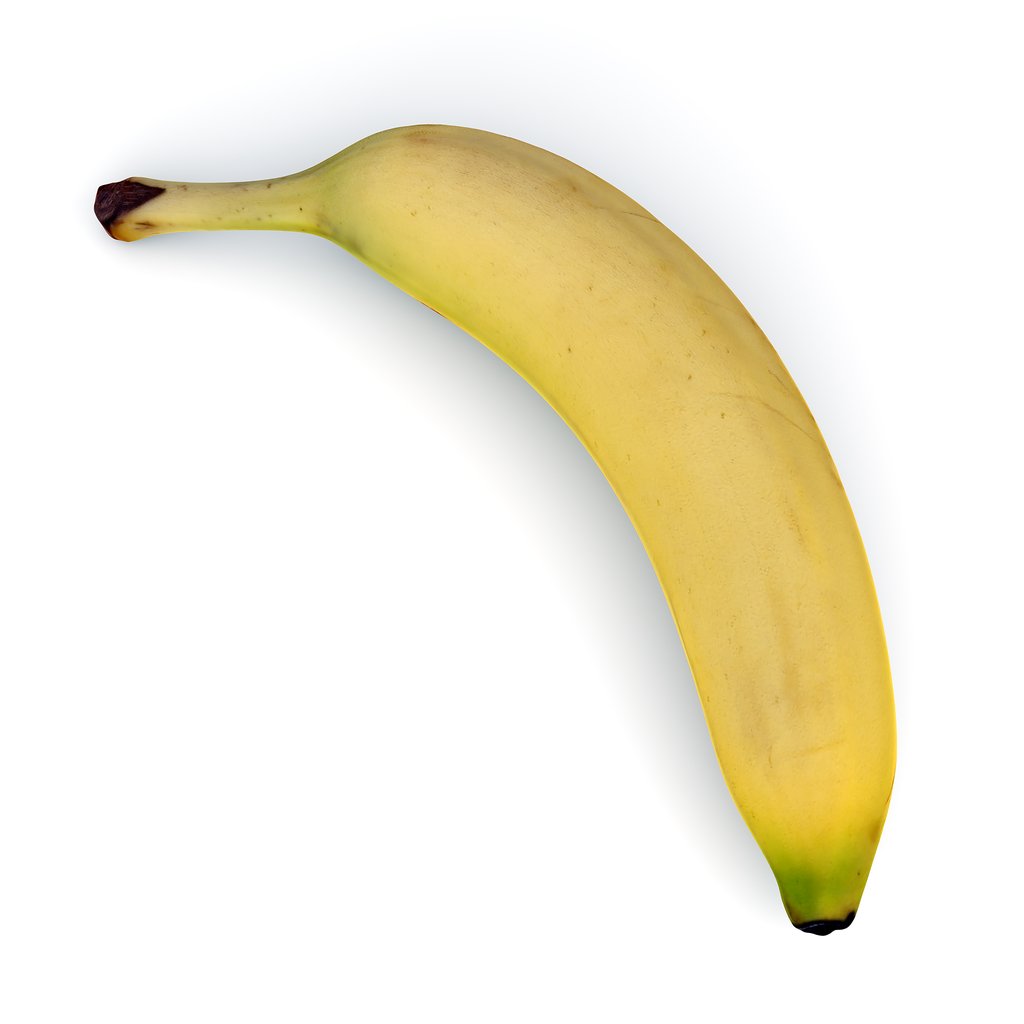 Banana organic fruit food realistic scan | 3D Fruit/Vegetable models ...