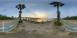 Sunset at the seaside