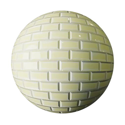Light Yellow Beveled Tiles