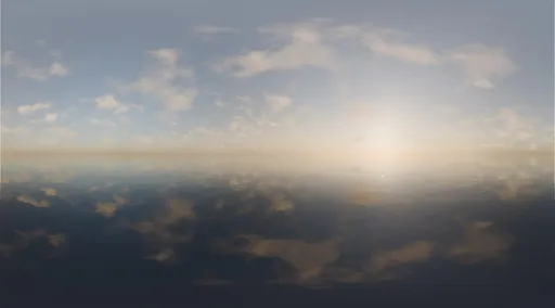 Golden Haze Ocean Sunrise sky