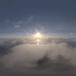Cloudscape Aerial Landscape