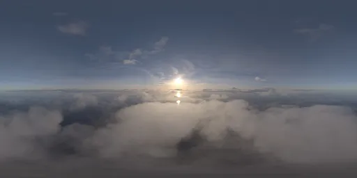 Cloudscape Aerial Landscape
