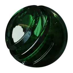 Dark Emerald Bottle Glass