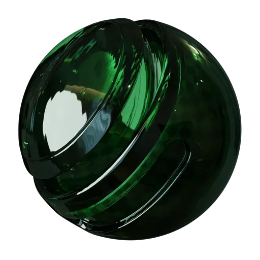 Dark Emerald Bottle Glass