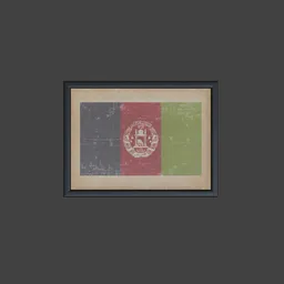 Photo Afghanistan Grunge Flag