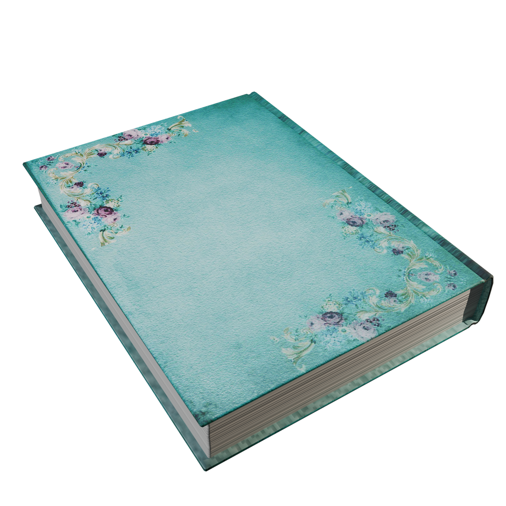Blue story book Books models BlenderKit