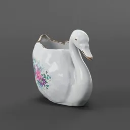 Swan Decorative Vase