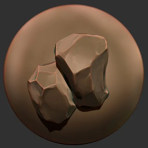 ER ICE Brush 20 for Blender 3D, shaping detailed icy textures and creature features in digital sculpting.
