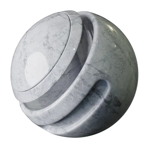 Polished White Marble