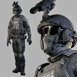 Black Ops Tactical Soldier