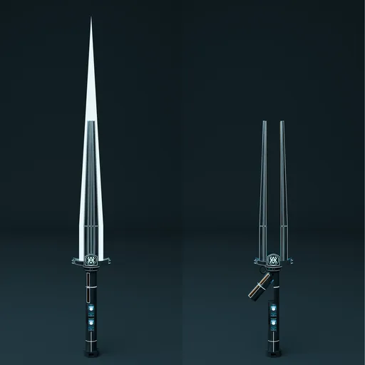 Sci Fi sword that can shift in to a gun