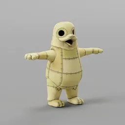 Hedgehog Foam Costume IK rigged