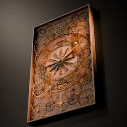 Geared Clock Animated