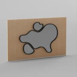 Abstract Design mirror