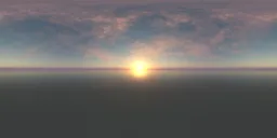 Pink Golden Clear Sunrise