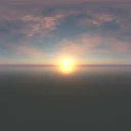 Pink Golden Clear Sunrise