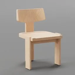 Wood Side Chair