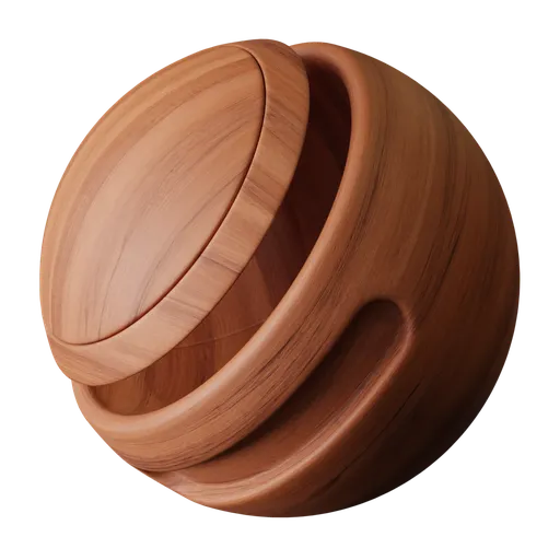 Iroko Satin varnished wood