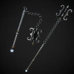 Stylized Rigged Flail 2