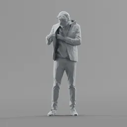 Lowpoly Male Standing