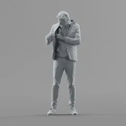 Lowpoly Male Standing