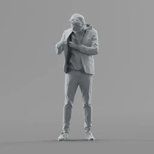 Lowpoly Male Standing