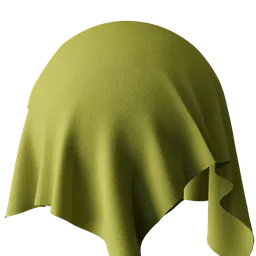 Plain green linen fabric