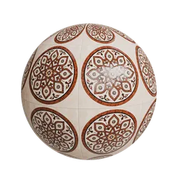 Persian Circular flooring tile